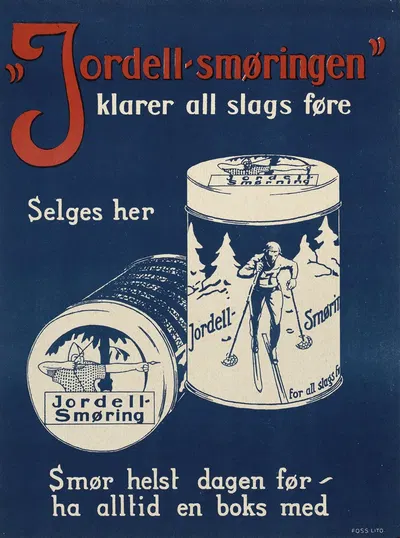 'Jordell-smøringen' selges her by Alf Ellingsen, 1927 — digital art print download