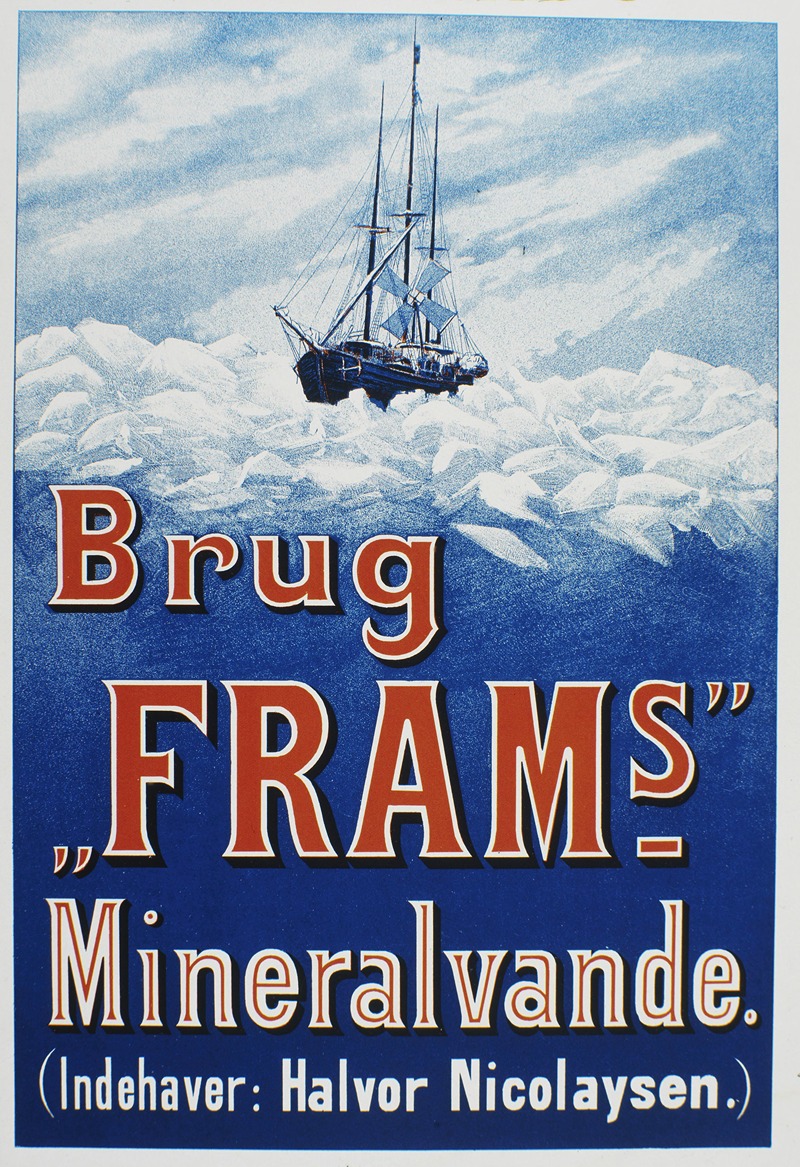 Brug Fram`s Mineralvande by Аноним, 1898 — digital art print download