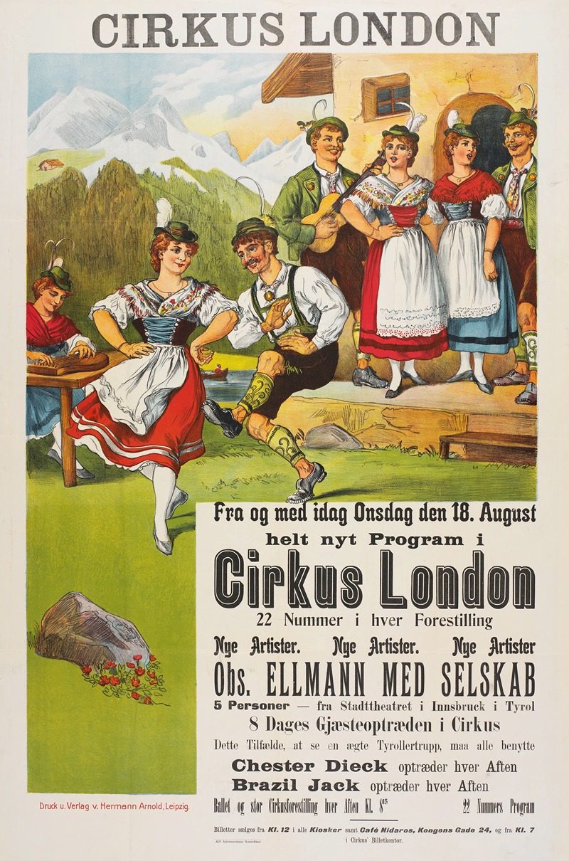 Cirkus London; Obs. Ellmann med Selskab — Anonymous