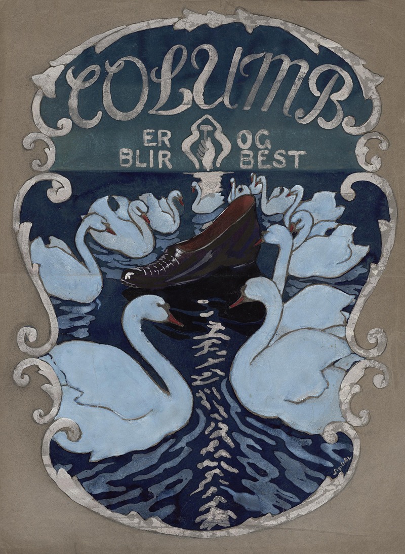 Columb er og blir best by Аноним — digital art print download
