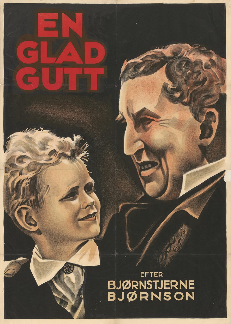 En glad gutt by Аноним, 1932 — digital art print download
