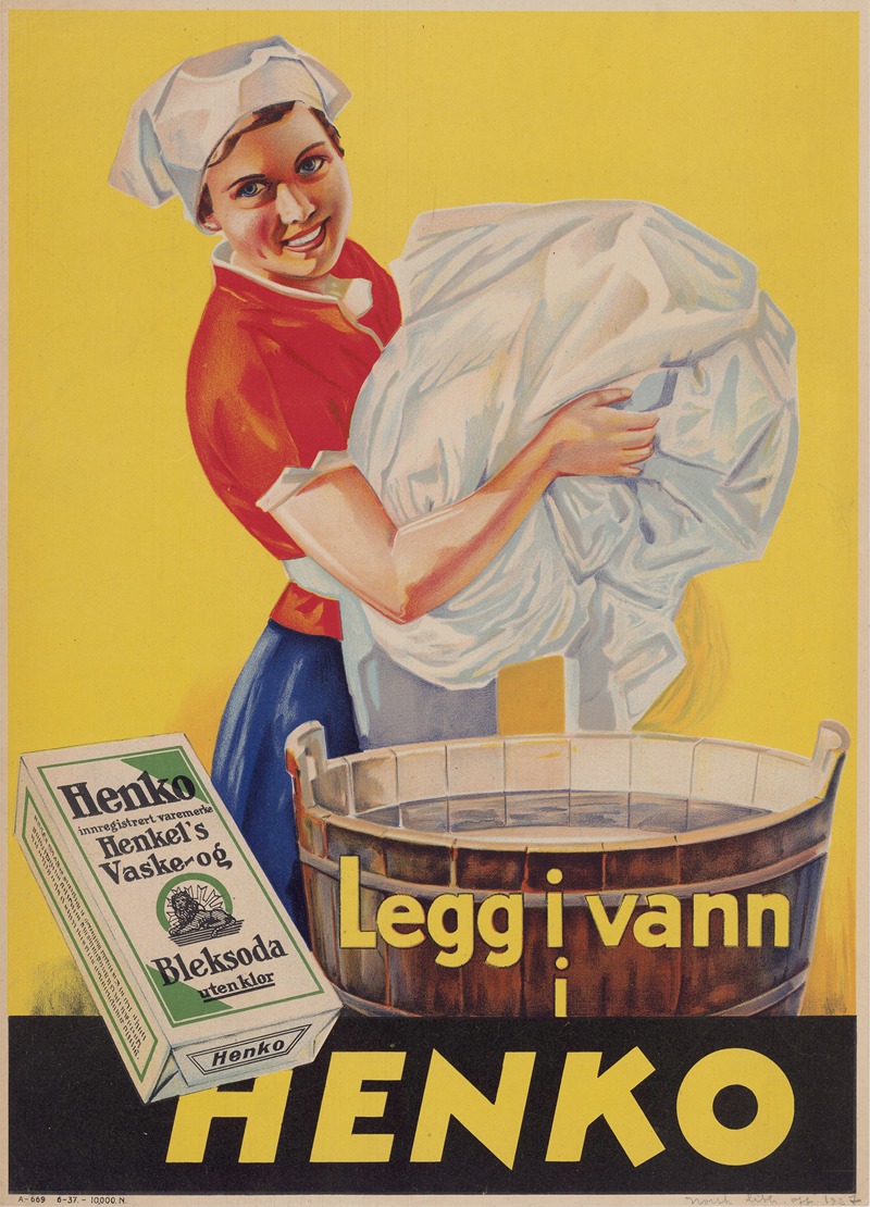 Legg i vann i Henko by Аноним, 1937 — digital art print download