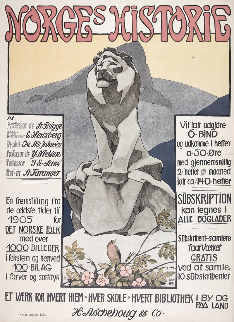 Norges Historie by Аноним, 1906 — digital art print download