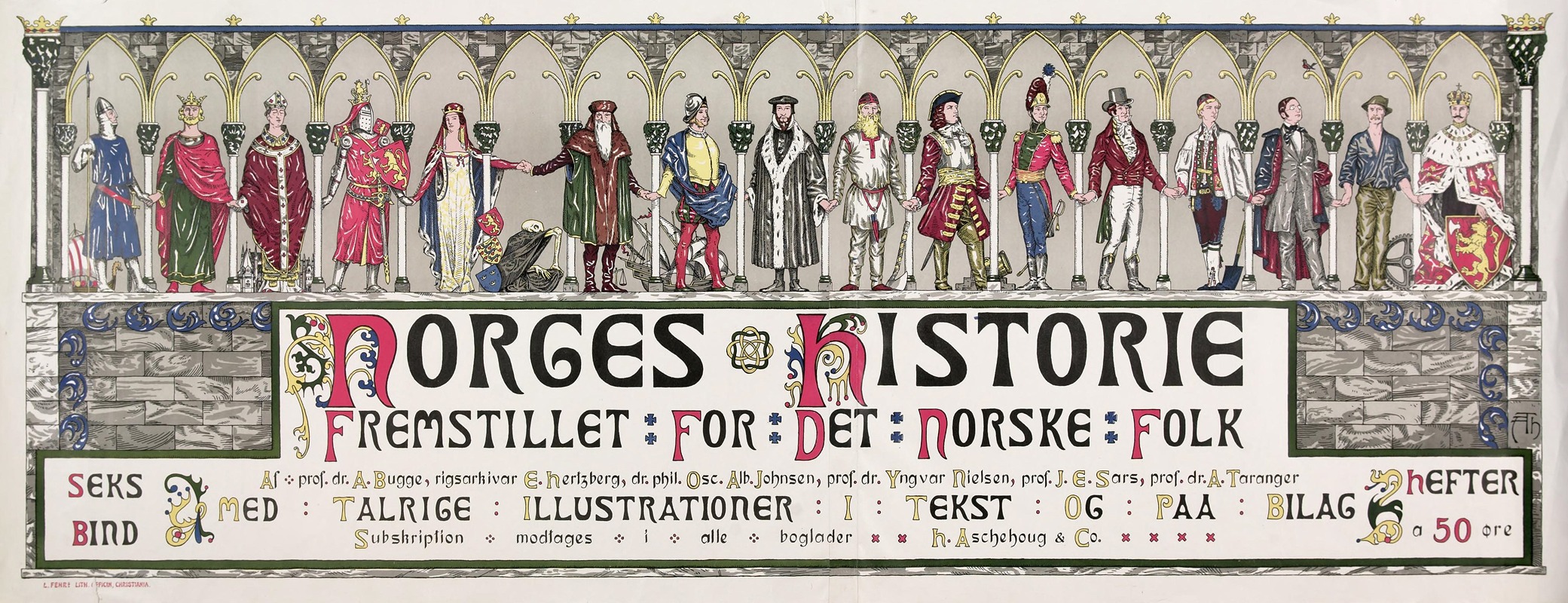 Norges Historie by Аноним, 1909 — digital art print download