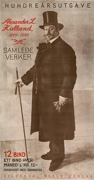 Alexander L. Kielland 1849-1949 ; Samlede verker by Эйлиф Петерссен — digital art print download