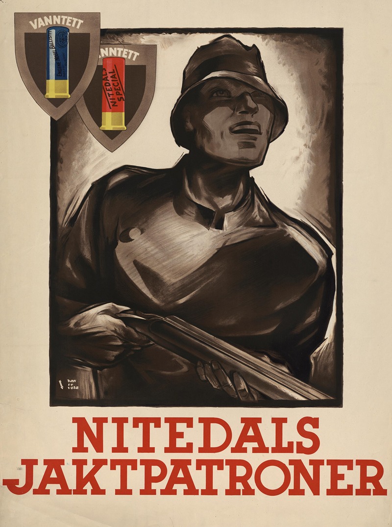 Nitedals jaktpatroner by Finn Havrevold — digital art print download