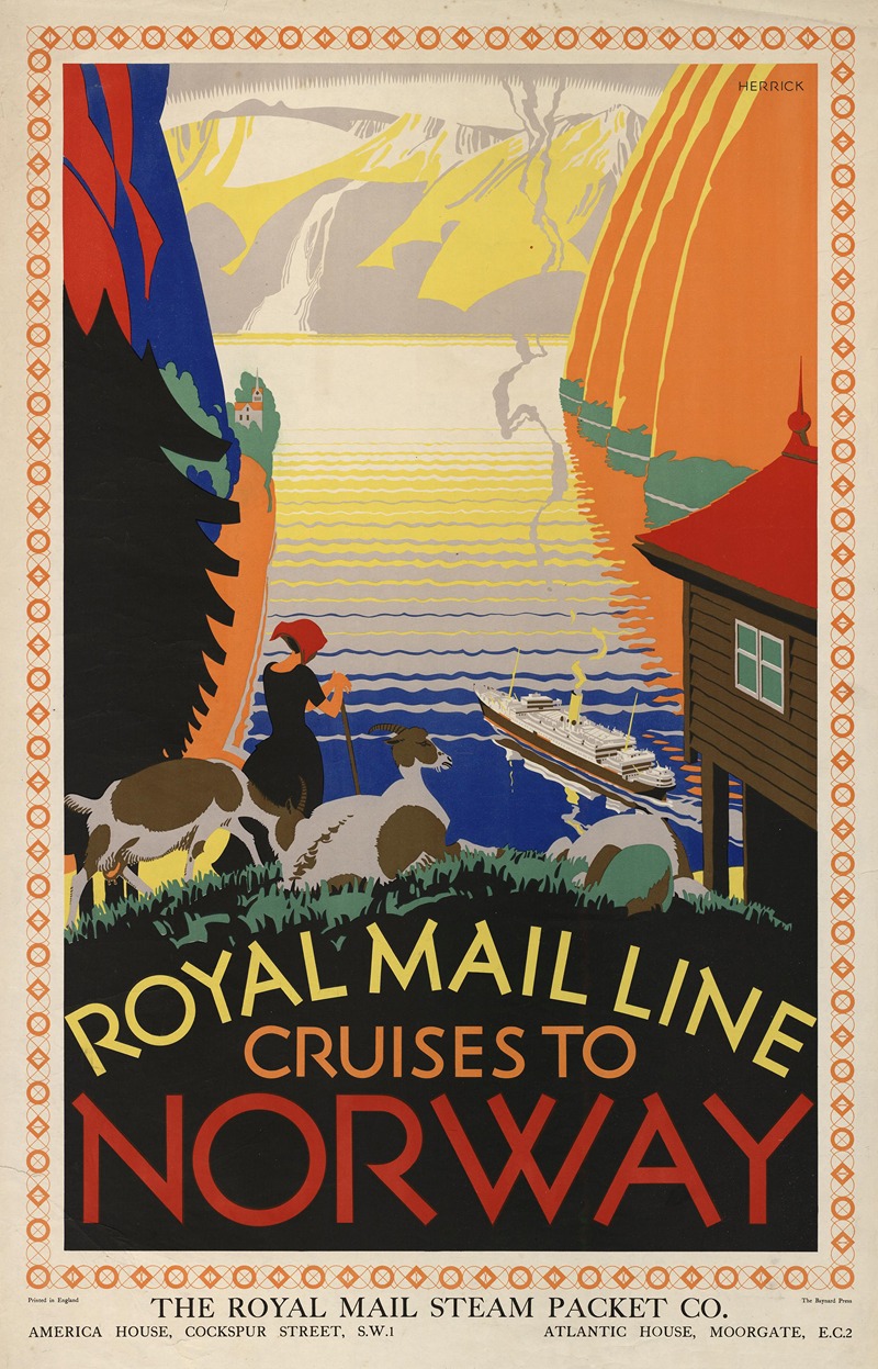 Royal Mail Line cruises to Norway — Frederick Charles Herrick
