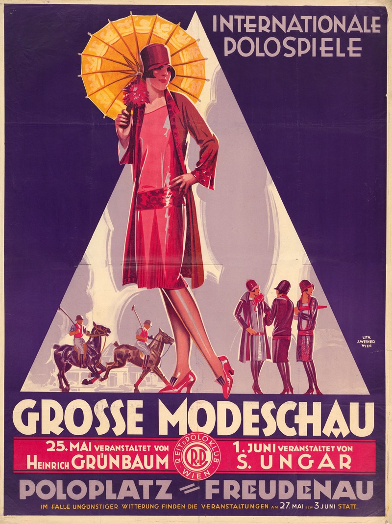 Große Modeschau by Дж. Вайнер, 1935 — digital art print download