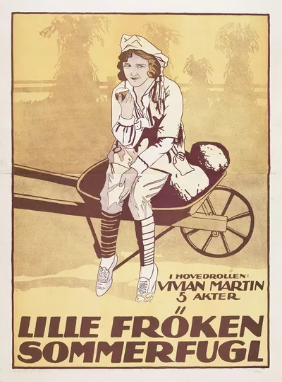 Lille fröken sommerfugl by Jul. Hess & Co., 1920 — digital art print download