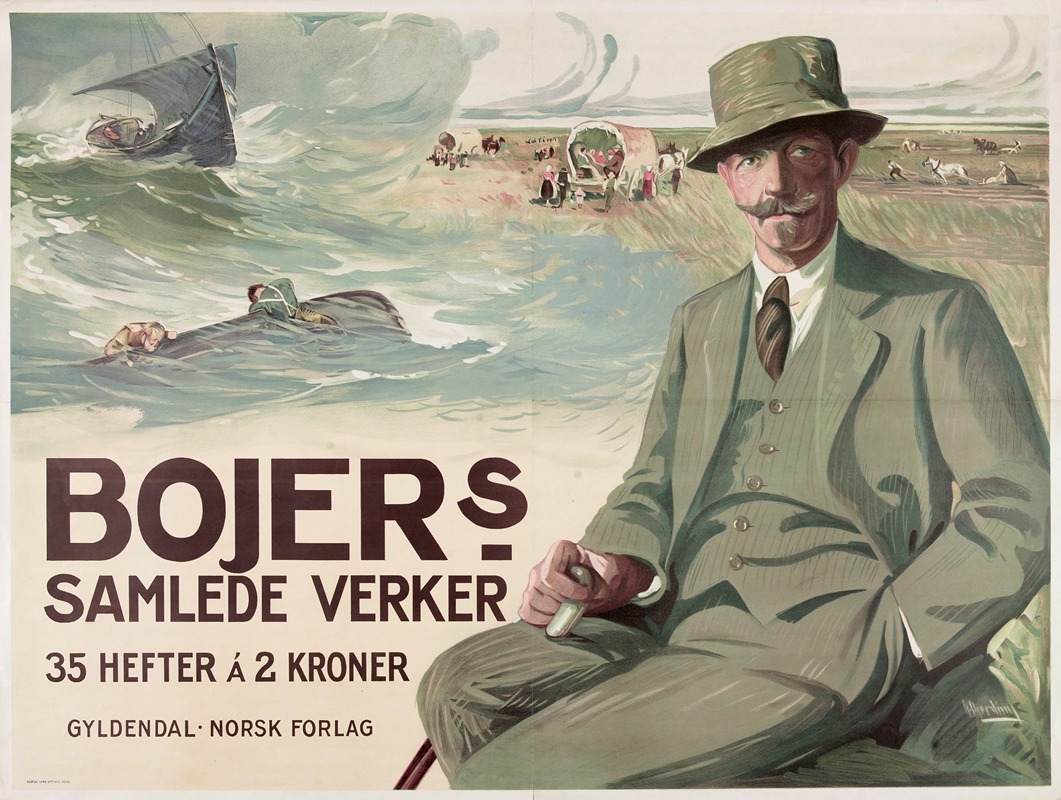 Johan Bojers samlede verker by Norsk lithografisk Officin — digital art print download