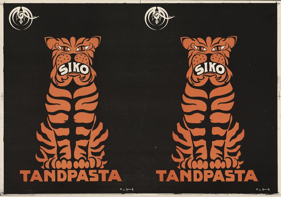 Siko tandpasta by Otto von Hanno, 1925 — digital art print download