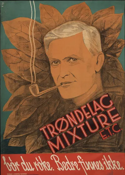Trøndelag mixture E.T.C. bør du røke. Bedre finnes ikke. by Rübberdt & Svendsen — digital art print download