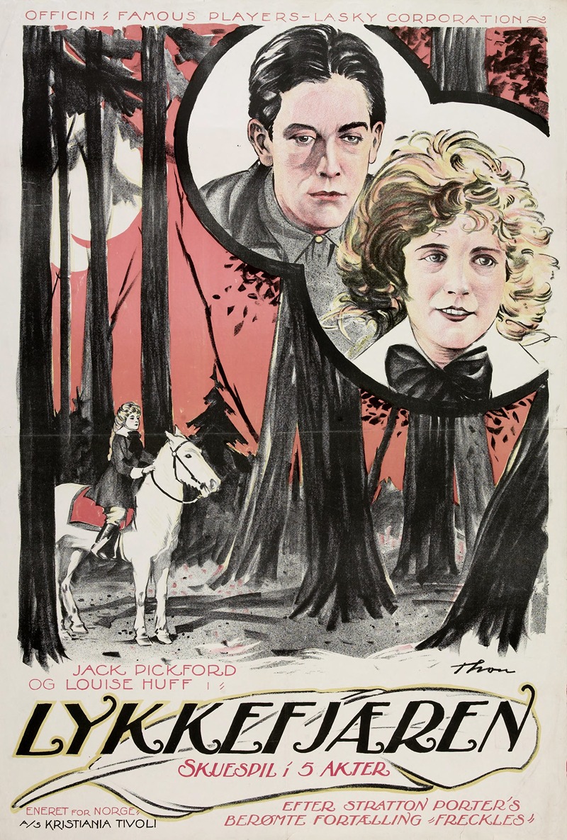 Lykkefjæren by Thon & Co., 1920 — digital art print download