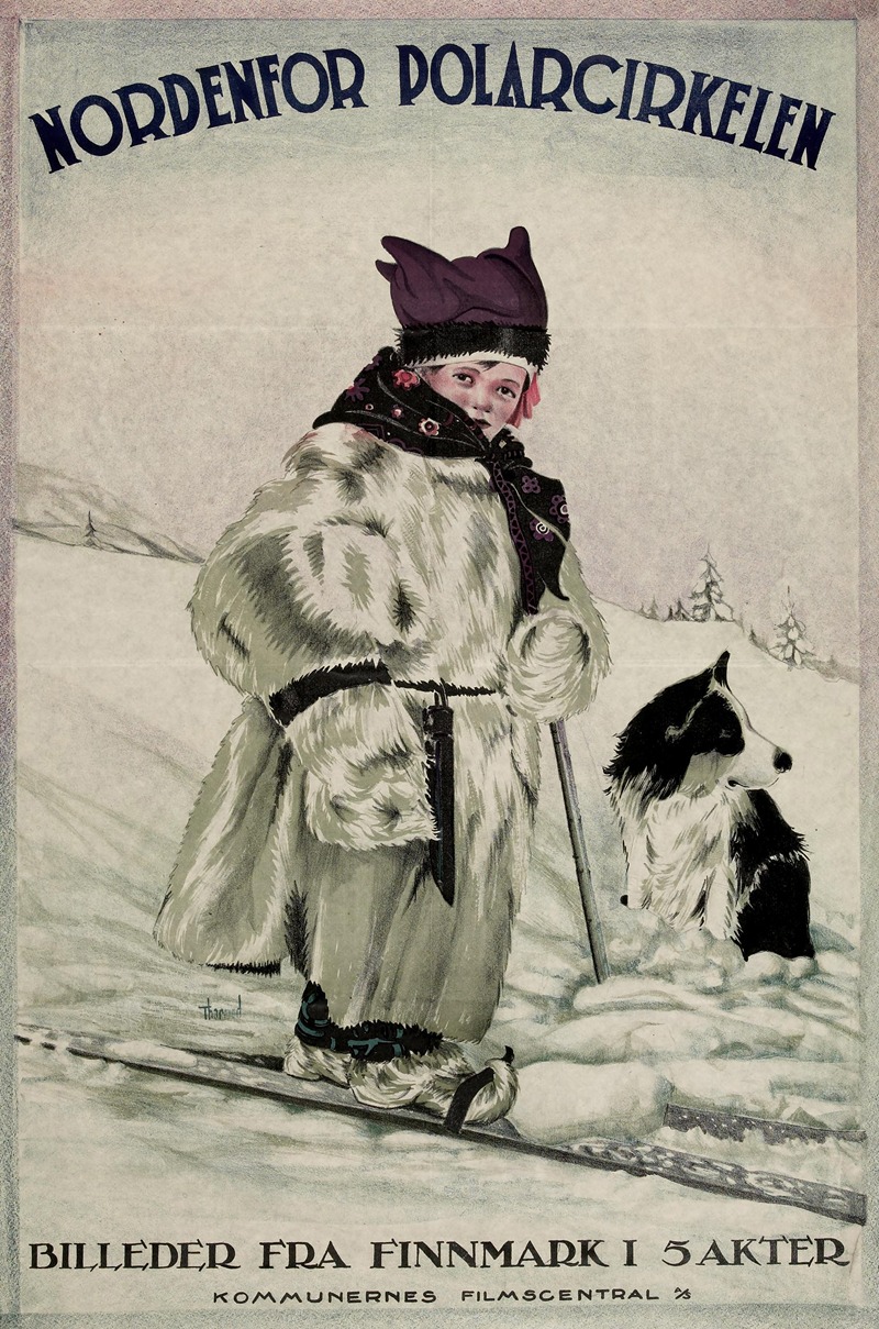 Nordenfor Polarcirkelen by Thormod, 1923 — digital art print download