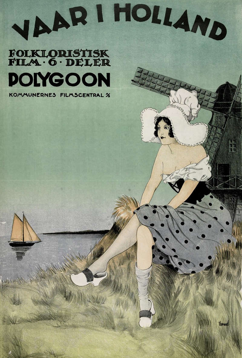 Vaar i Holland by Thormod, 1922 — digital art print download