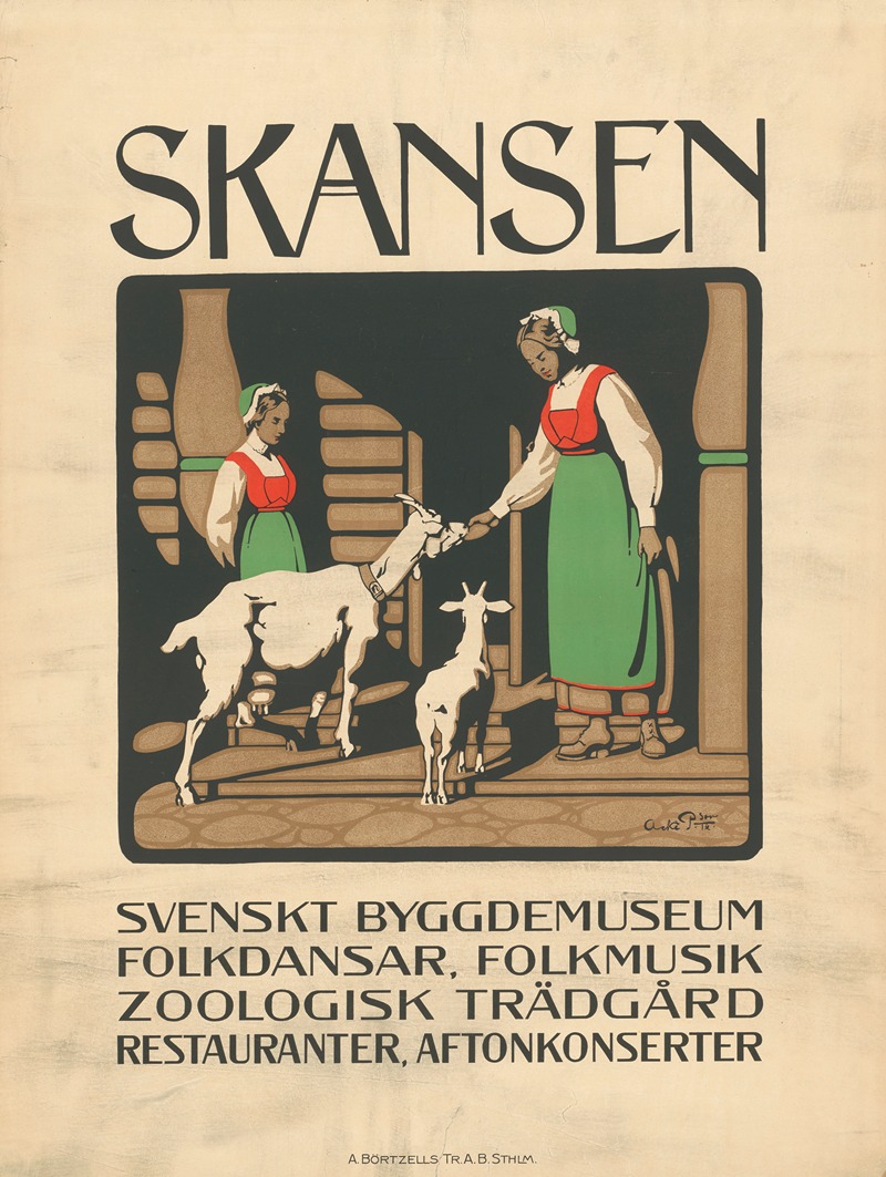 Skansen. Svenskt Byggdemuseum — A. Börtzells TR. AB