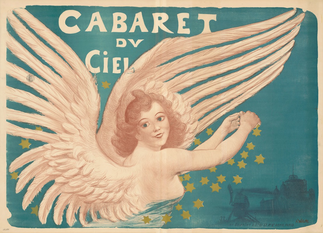 Cabaret du Ciel by Адольф Леон Виллет, 1896 — digital art print download
