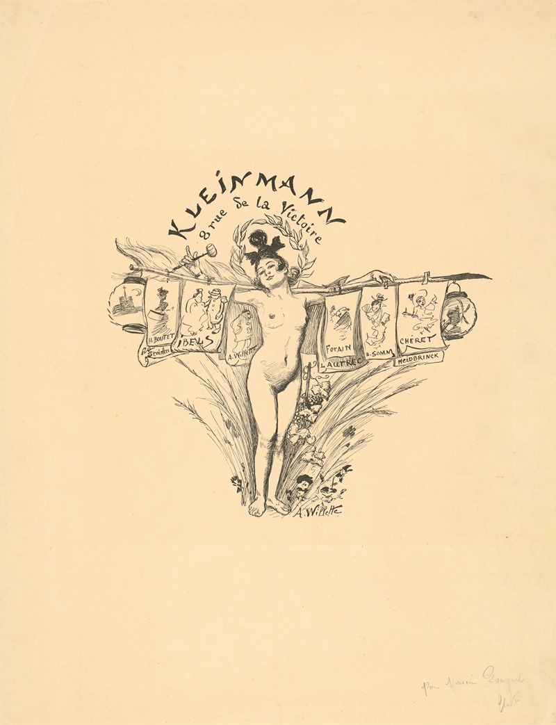Kleinmann 8 rue de la Victoire by Адольф Леон Виллет, 1893 - 1895 — digital art print download