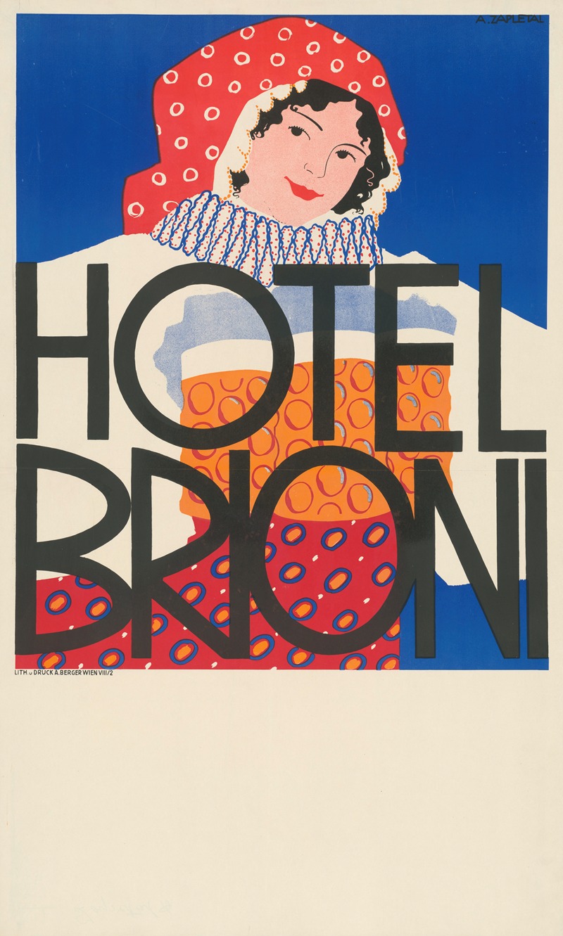 Hotel Brioni by Alois Zapletal, 1910 — digital art print download