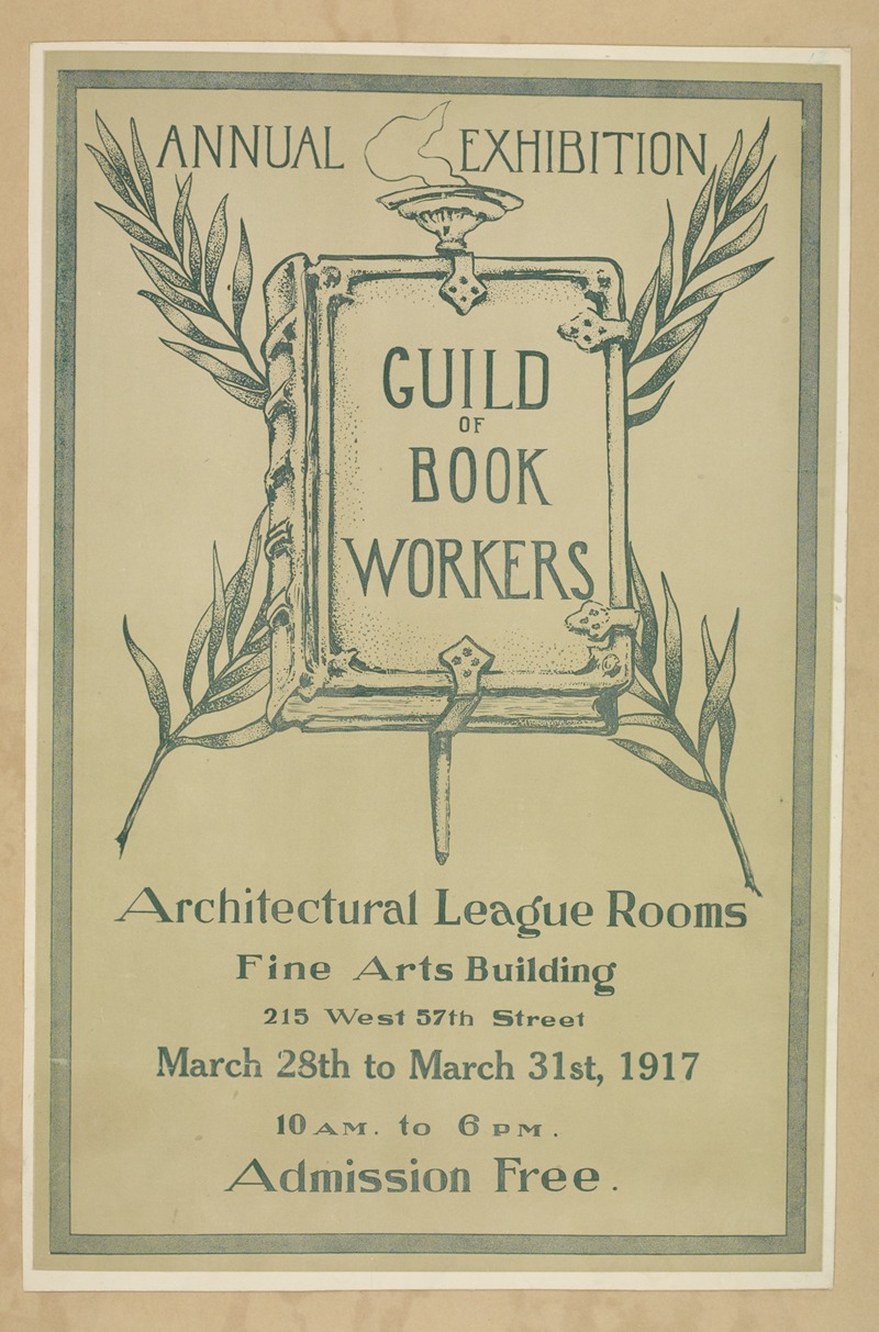 Annual exhibition. Guild of book workers — Anonymous