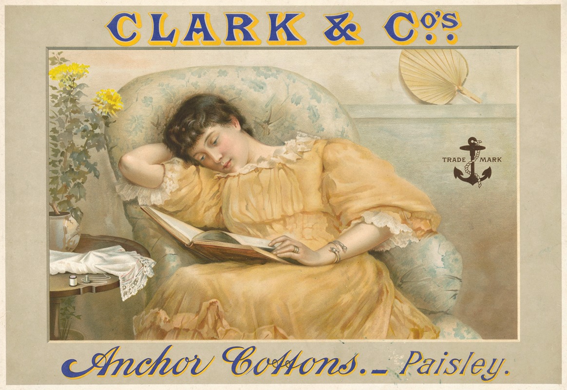 Clark & Co's Anchor Cottons Paisley — Anonymous