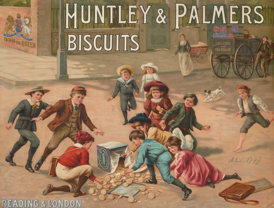 Huntley & Palmers Biscuits by Аноним, 1880 - 1910 — digital art print download