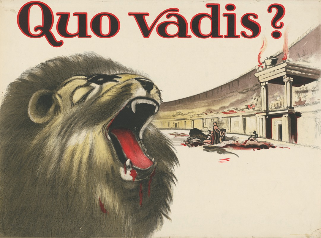Quo vadis by Anonymous, 1913 — digital art print download