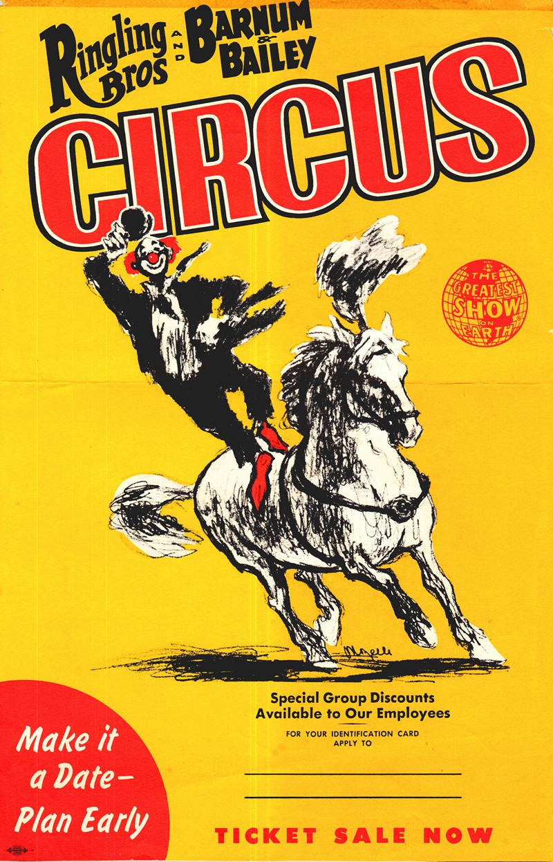 Ringling Bros and Barnum & Bailey Circus by Anonymous — digital art print download