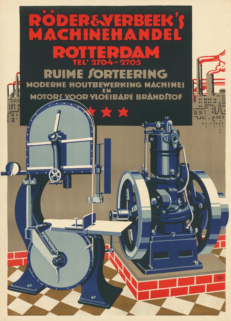 Röder & Verbeek's Maschinenhandel Rotterdam — Anonymous