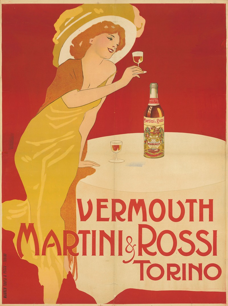 Vermouth Martini & Rossi by Аноним, 1909 — digital art print download