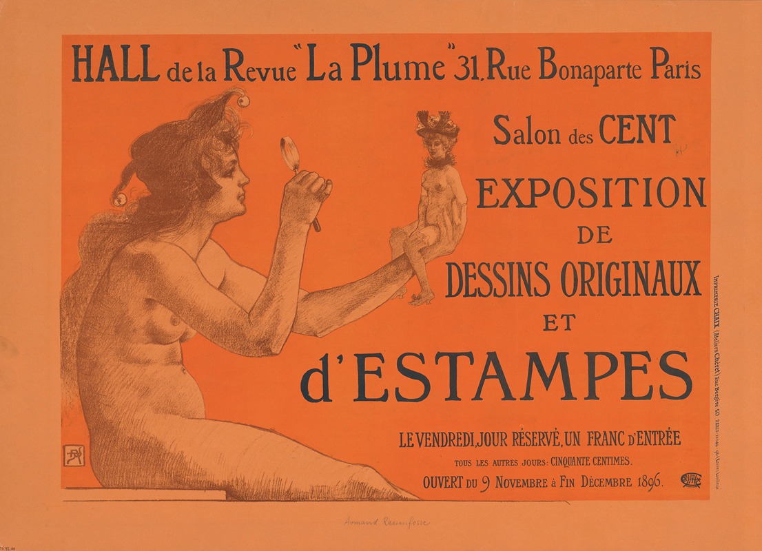 Salon des Cent Exposition de Dessins Originaux et d'Estampes. — Armand Rassenfosse