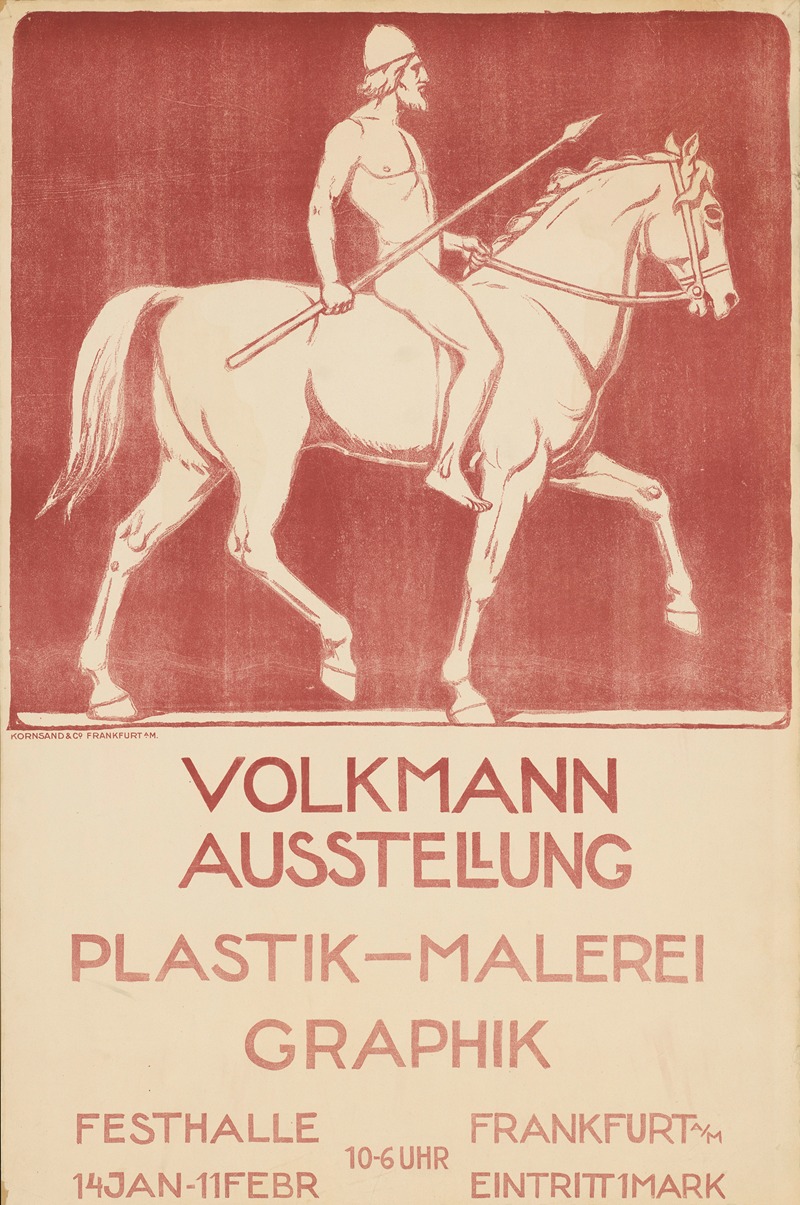 Volkmann Auusstellung. Plastik Malerei Graphik — Artur Volkmann