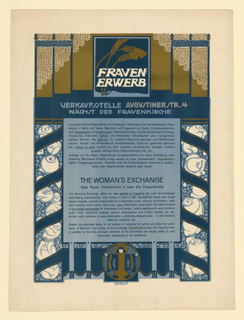 Frauenerwerb. Women's Exchange — Carl Kunst
