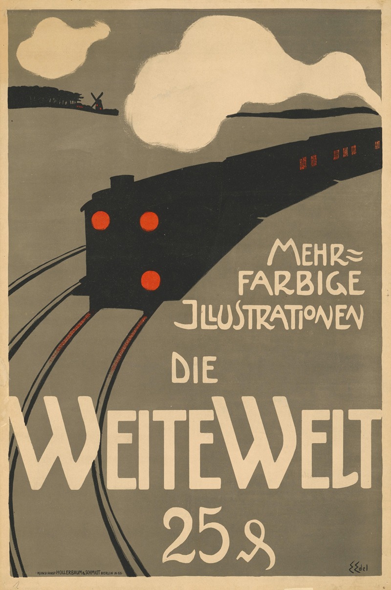 Die weite Welt by Edmund Edel, 1900 — digital art print download