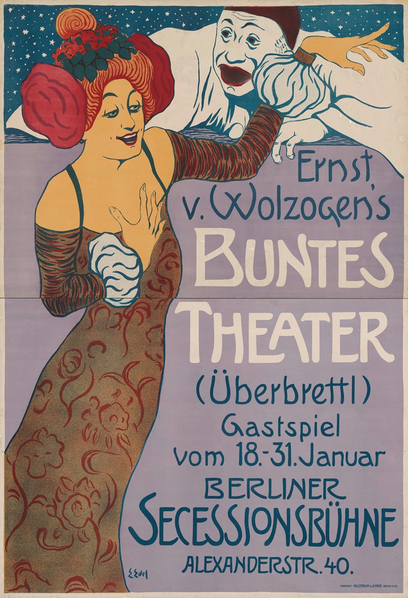 Ernst von Wolzogen's Buntes Theater — Edmund Edel