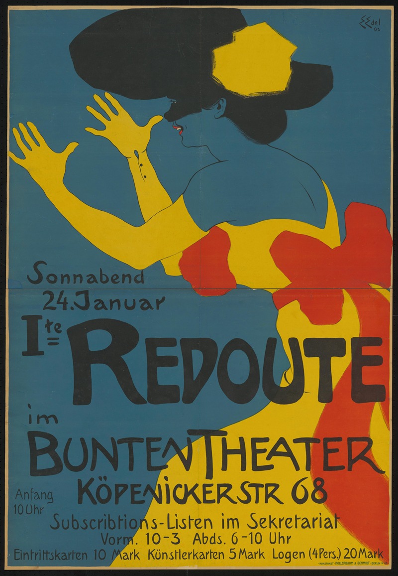 Erste Redoute im Bunten Theater — Edmund Edel