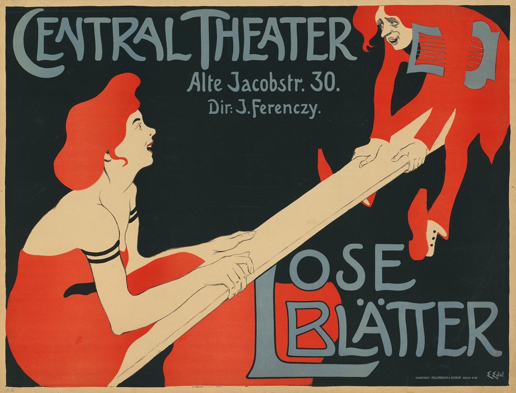 Zentral Theater. Lose Blätter — Edmund Edel