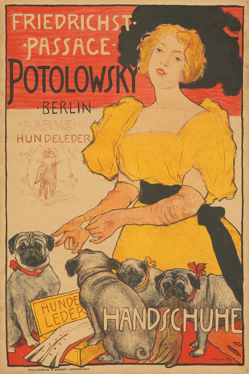 Friedrichstraße Passage Potolowsky by Emil Orlik, 1897 — digital art print download
