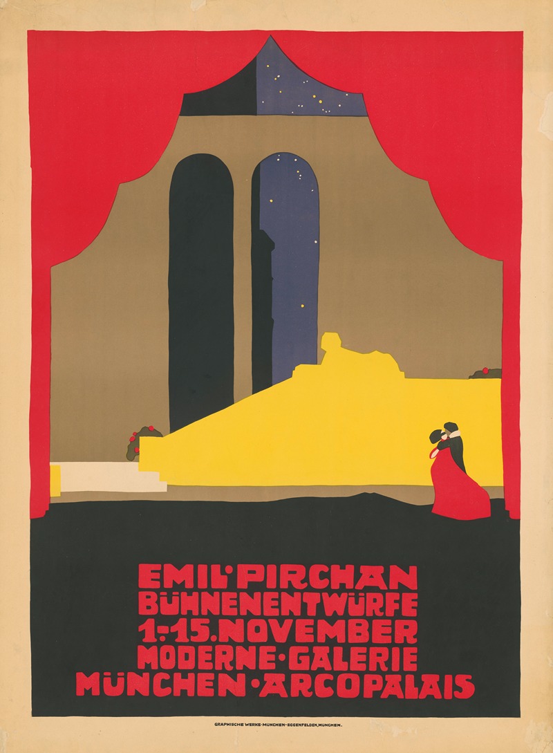 Emil Pirchan Bühnenentwürfe by Emil Pirchan, 1912 — digital art print download