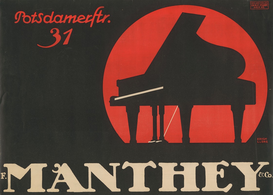 F. Manthey & Co by Erich Lüdke, 1912 — digital art print download