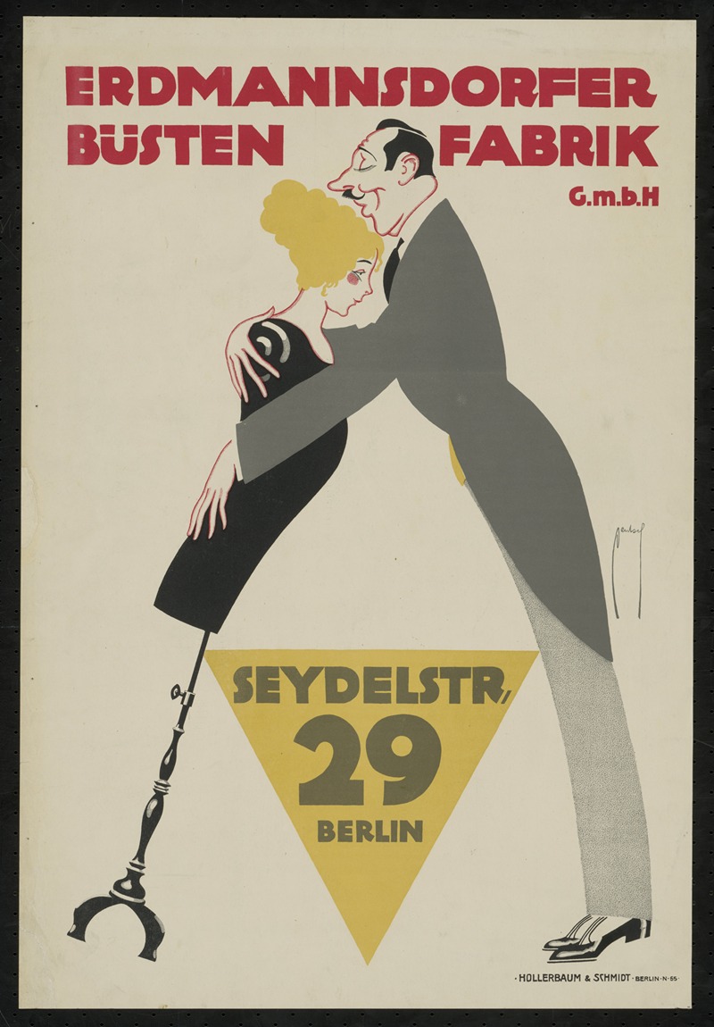 Erdmannsdorfer Büstenfabrik by Ernst Deutsch, 1913 — digital art print download