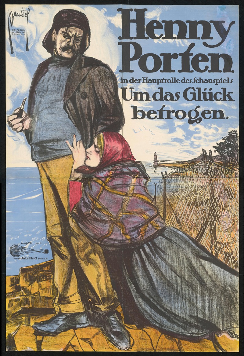 Um das Glück betrogen by Ernst Deutsch, 1914 — digital art print download