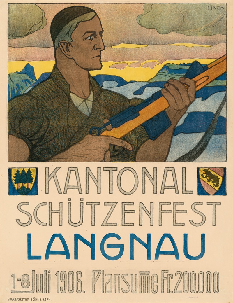 Kantonal-Schützenfest. Langnau 1906 — Ernst Linck