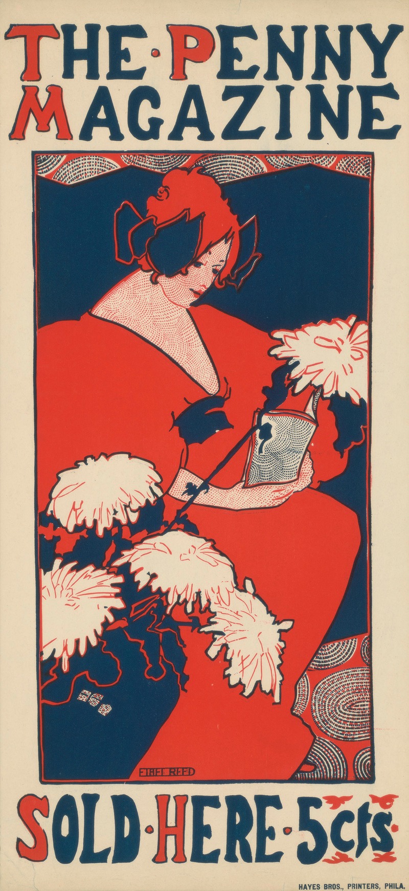 The Penny Magazine by Ethel Reed, 1896 — digital art print download