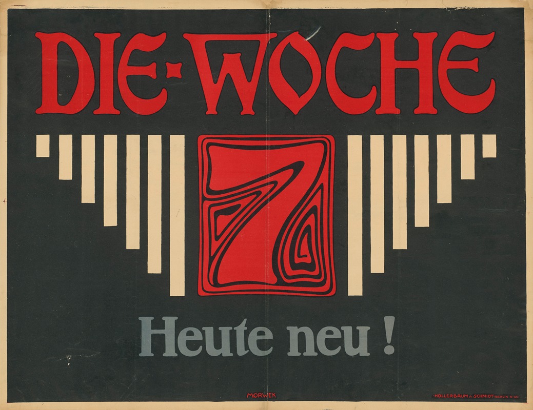 Die Woche by Eugen Morwek, 1905 — digital art print download