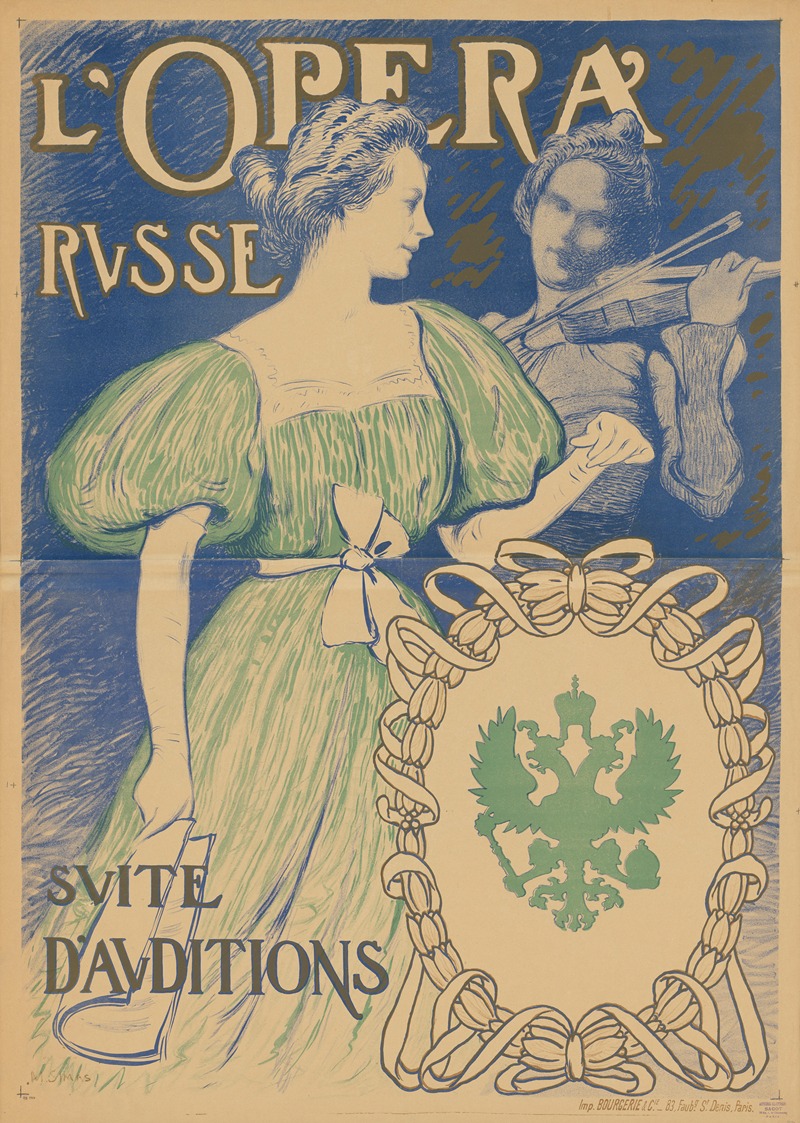 L'Opera Russe. Suite d'Auditions by Eugène Martial Simas, 1880 - 1895 — digital art print download