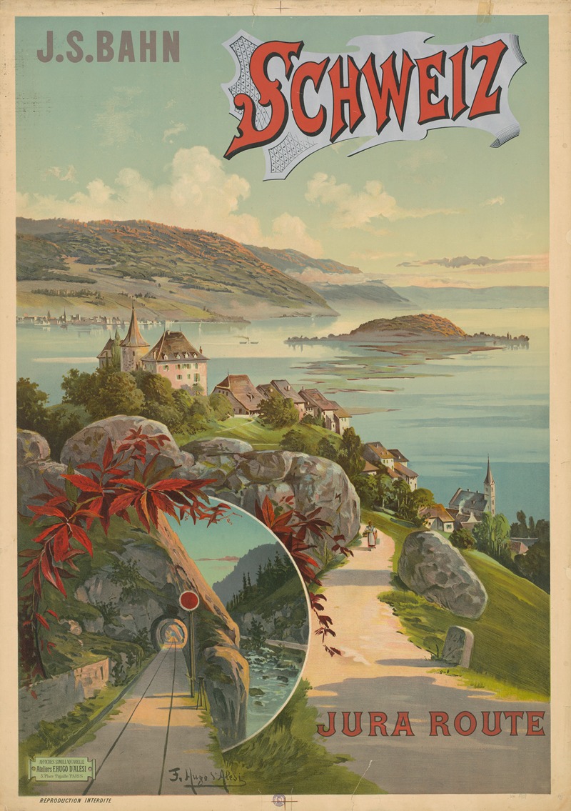 Schweiz. J. S. Bahn Jura Route — Frederic Hugo d’Alési