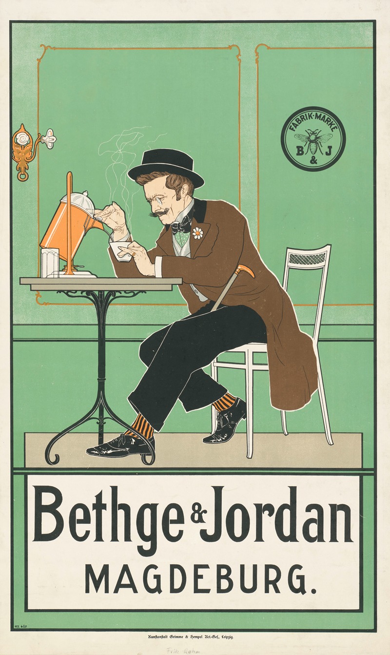 Bethge & Jordan Magdeburg by Fritz Rehm, 1890 - 1896 — digital art print download