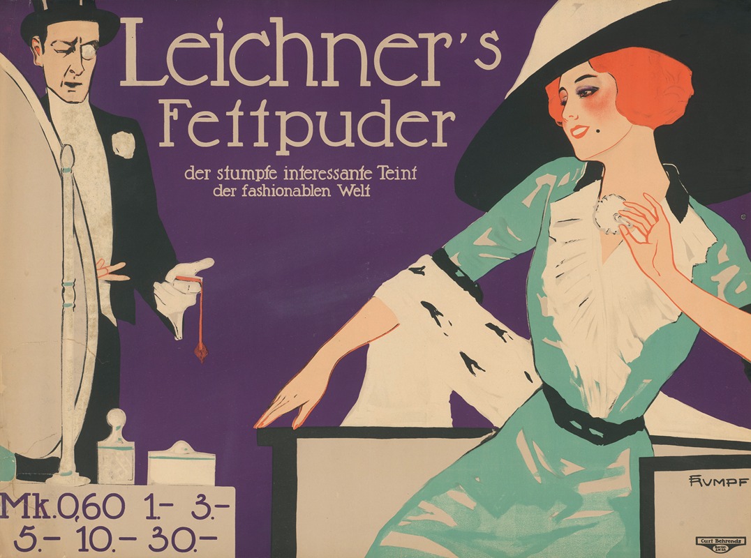 Leichners Fett-Puder by Фриц Румпф, 1910 - 1913 — digital art print download