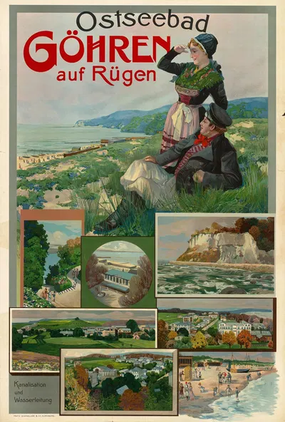 Ostseebad Göhren auf Rügen by Fritz und Co. Schneller, 1904 — digital art print download